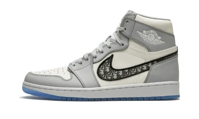 Air Jordan Air Jordan 1 High Dior biały-niebieski - widok główny z boku | Saturaise.com