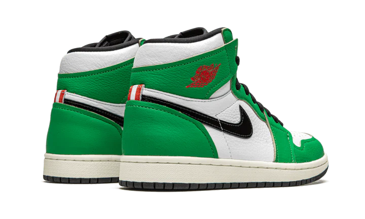 Buty Air Jordan Air Jordan 1 High Lucky Green - widok z przodu - Rozmiary EU