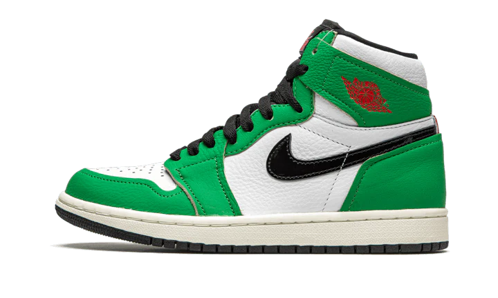 Air Jordan Air Jordan 1 High Lucky Green biały-zielony - widok główny z boku | Saturaise.com