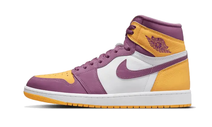 Air Jordan Air Jordan 1 High OG Brotherhood biały-złoty - widok główny z boku | Saturaise.com