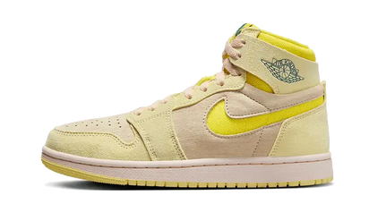 Air Jordan Air Jordan 1 High Zoom Air CMFT 2 Citron Tint żółty-szary - widok główny z boku | Saturaise.com