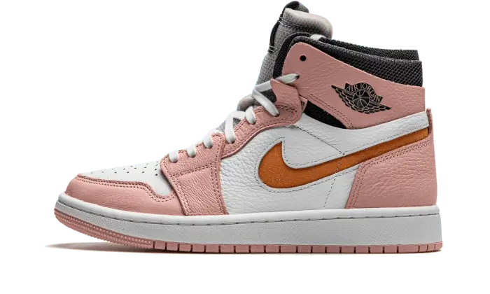 Air Jordan Air Jordan 1 High Zoom Air CMFT Pink Glaze biały-różowy - widok główny z boku | Saturaise.com
