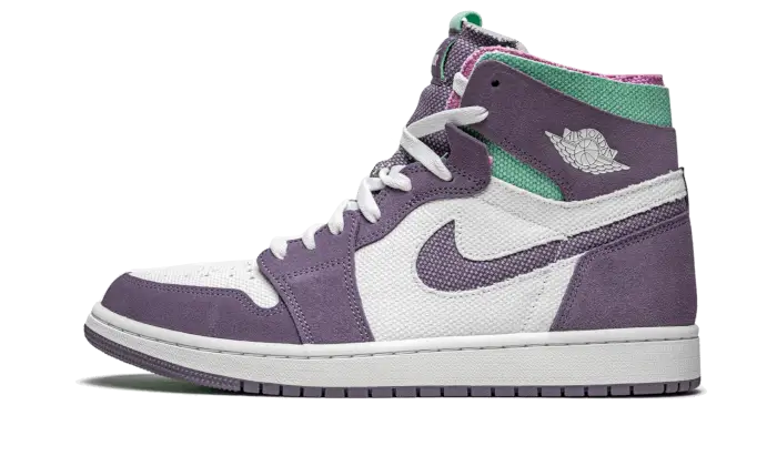 Air Jordan Air Jordan 1 High Zoom Air CMFT Tropical Twist biały-zielony - widok główny z boku | Saturaise.com