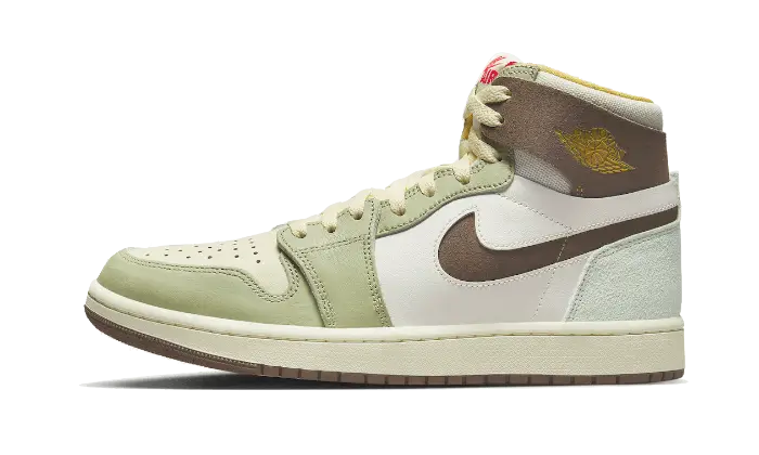 Air Jordan Air Jordan 1 High Zoom CMFT 2 Year Of The Rabbit biały-zielony - widok główny z boku | Saturaise.com