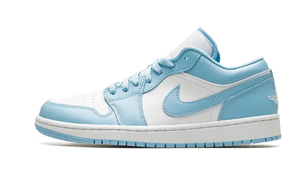 Air Jordan Air Jordan 1 Low Aluminium biały-niebieski - widok główny z boku | Saturaise.com