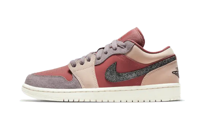 Air Jordan Air Jordan 1 Low Canyon Rust czarny-szary - widok główny z boku | Saturaise.com