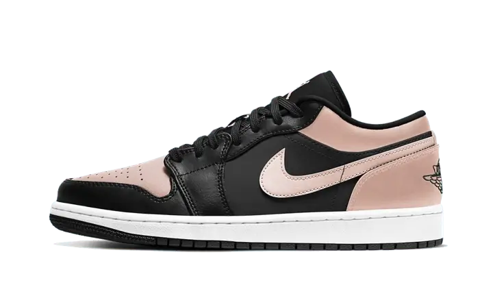 Air Jordan Air Jordan 1 Low Crimson Tint czarny-biały - widok główny z boku | Saturaise.com