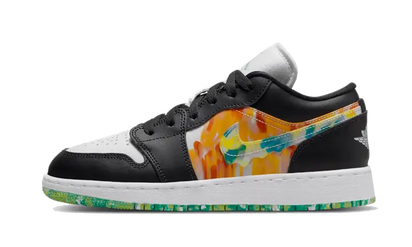 Air Jordan Air Jordan 1 Low Drip czarny-biały - widok główny z boku | Saturaise.com