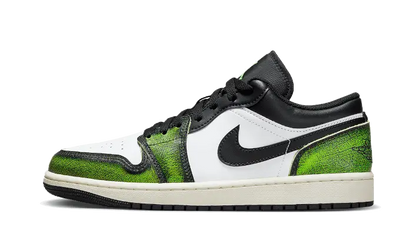 Air Jordan Air Jordan 1 Low Electric Green czarny-biały - widok główny z boku | Saturaise.com
