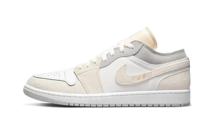 Air Jordan Air Jordan 1 Low Inside Out Cream White Light Grey biały-szary - widok główny z boku | Saturaise.com