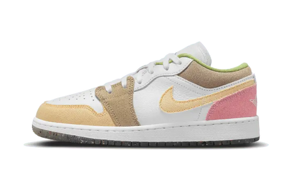 Air Jordan Air Jordan 1 Low Pastel Grind biały-zielony - widok główny z boku | Saturaise.com