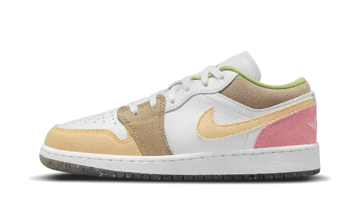Air Jordan Air Jordan 1 Low Pastel Grind biały-zielony - widok główny z boku | Saturaise.com