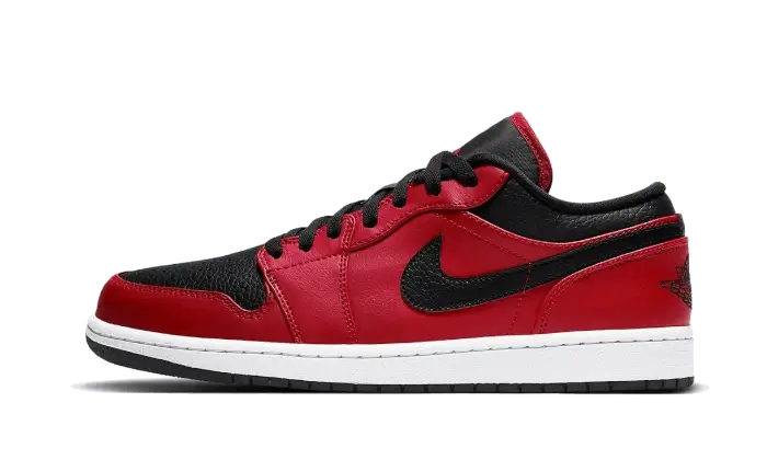 Air Jordan Air Jordan 1 Low Reverse Bred czarno-czerwony - widok główny z boku | Saturaise.com