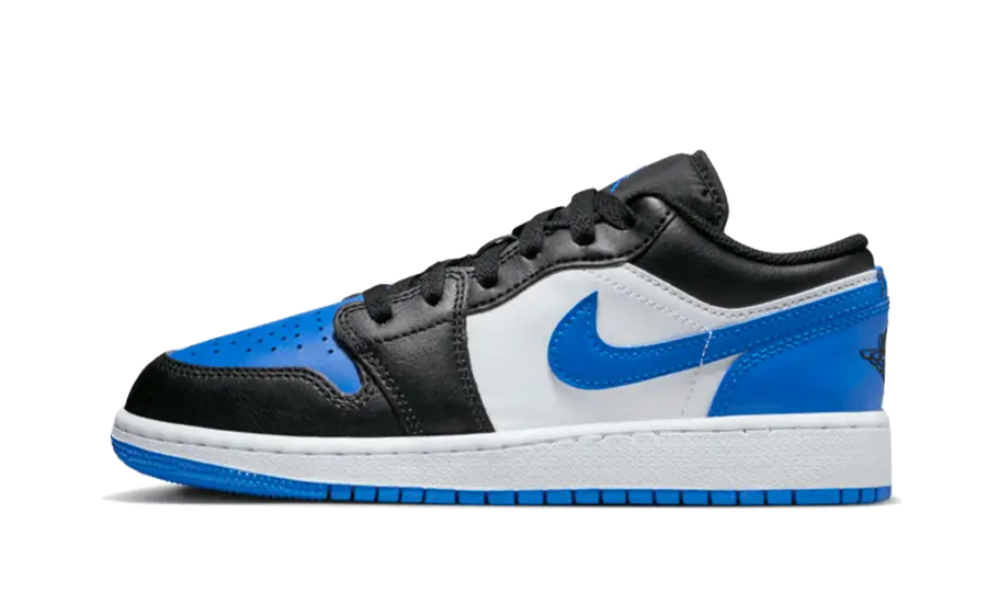Air Jordan Air Jordan 1 Low Royal Toe czarno-niebieski - widok główny z boku | Saturaise.com