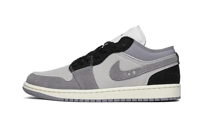 Air Jordan Air Jordan 1 Low SE Craft Cement Grey szaro-czarny - widok główny z boku | Saturaise.com