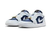 Air Jordan 1 Low SE Football Grey White Gym Red Midnight Navy (W) - zdjęcie 2