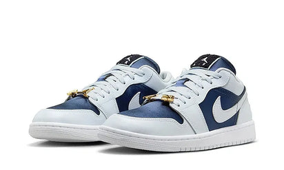 Air Jordan 1 Low SE Football Grey White Gym Red Midnight Navy (W) - zdjęcie 2
