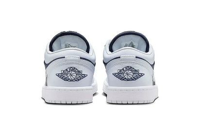 Air Jordan 1 Low SE Football Grey White Gym Red Midnight Navy (W) - zdjęcie 3