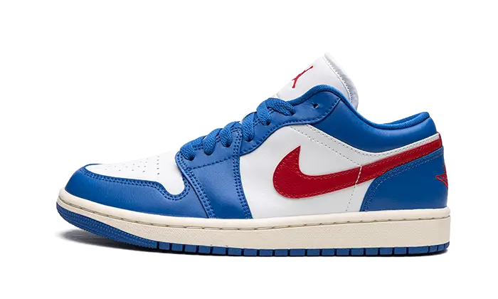 Air Jordan Air Jordan 1 Low Sport Blue Gym Red czerwono-czarny - widok główny z boku | Saturaise.com