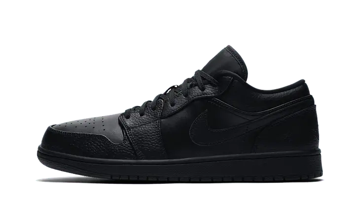 Air Jordan Air Jordan 1 Low Triple Black czarny - widok główny z boku | Saturaise.com
