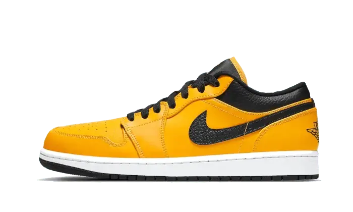 Air Jordan Air Jordan 1 Low University Gold czarny-biały - widok główny z boku | Saturaise.com