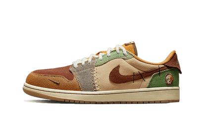 Air Jordan Air Jordan 1 Retro Low OG Zion Williamson Voodoo zielony-brązowy - widok główny z boku | Saturaise.com