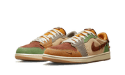 Kup oryginalne Air Jordan 1 Retro Low OG Zion Williamson Voodoo DZ7292-200 - widok z drugiego boku - Sneakersy