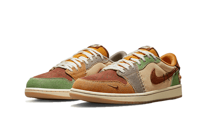 Kup oryginalne Air Jordan 1 Retro Low OG Zion Williamson Voodoo DZ7292-200 - widok z drugiego boku - Sneakersy