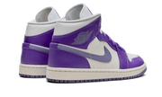 Buty Air Jordan Air Jordan 1 Mid Action Grape - widok z przodu - Rozmiary EU