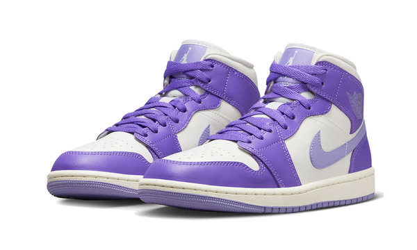 Air Jordan 1 Mid Action Grape - Kup oryginalne Air Jordan 1 Mid Action Grape BQ6472-504 - widok z drugiego boku - Sneakersy