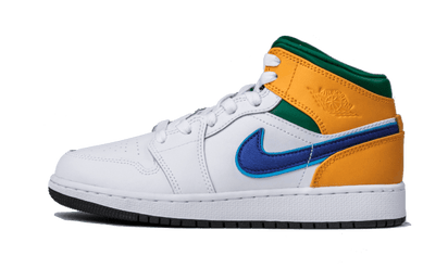 Air Jordan Air Jordan 1 Mid Alternate Multi-Color fioletowo-biały - widok główny z boku | Saturaise.com
