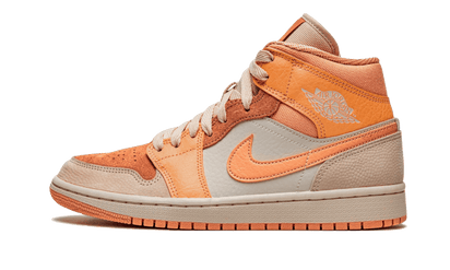 Air Jordan Air Jordan 1 Mid Apricot Orange pomarańczowy - widok główny z boku | Saturaise.com