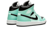 Buty Air Jordan Air Jordan 1 Mid Aqua Blue Tint - widok z przodu - Rozmiary EU