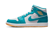 Air Jordan Air Jordan 1 Mid Aquatone czarny-biały - widok główny z boku | Saturaise.com