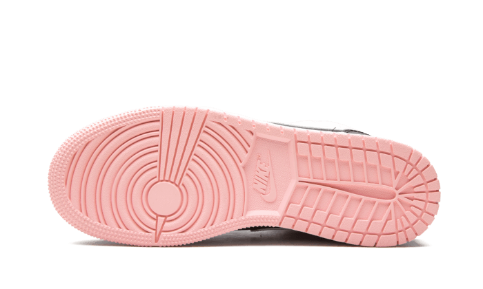 100% Oryginalne Air Jordan 1 Mid Arctic Pink Black - widok z tyłu - 825.00 PLN