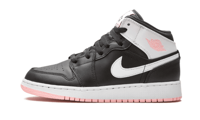 Air Jordan Air Jordan 1 Mid Arctic Pink Black czarny-biały - widok główny z boku | Saturaise.com