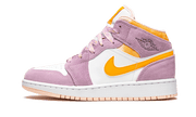 Air Jordan Air Jordan 1 Mid Arctic Pink biały-czerwony - widok główny z boku | Saturaise.com