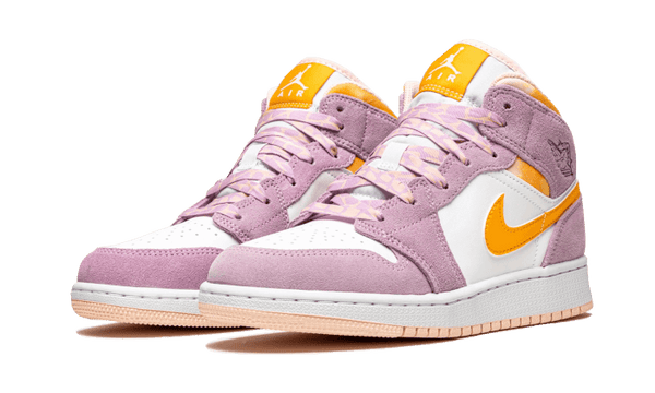Air Jordan 1 Mid Arctic Pink - Kup oryginalne Air Jordan 1 Mid Arctic Pink DC9517-600 - widok z drugiego boku - Sneakersy