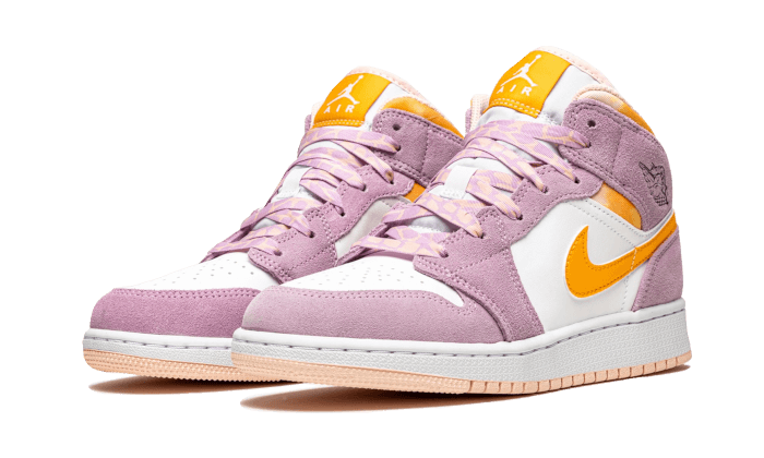Kup oryginalne Air Jordan 1 Mid Arctic Pink DC9517-600 - widok z drugiego boku - Sneakersy