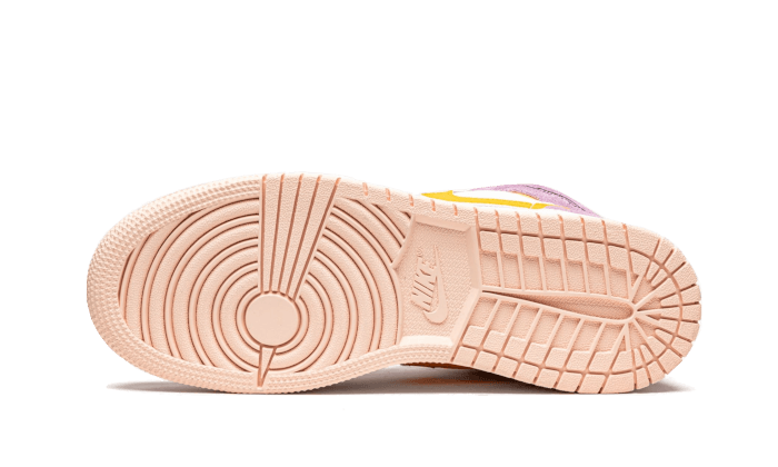 100% Oryginalne Air Jordan 1 Mid Arctic Pink - widok z tyłu - 875.00 PLN