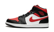 Air Jordan 1 Mid Black Fire Red