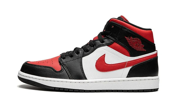 Air Jordan 1 Mid Black Fire Red