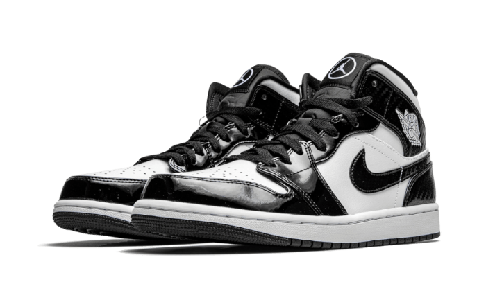 Kup oryginalne Air Jordan 1 Mid Carbon Fiber All-Star (2021) DD1649-001 - widok z drugiego boku - Sneakersy
