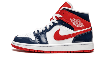 Air Jordan Air Jordan 1 Mid Champ Colors czerwony-niebieski - widok główny z boku | Saturaise.com
