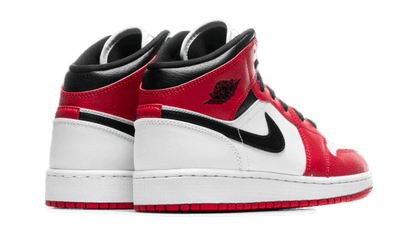 Buty Air Jordan Air Jordan 1 Mid Chicago White - widok z przodu - Rozmiary EU
