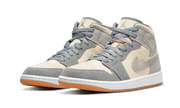 Kup oryginalne Air Jordan 1 Mid Coconut Milk Particle Grey DN4281-100 - widok z drugiego boku - Sneakersy