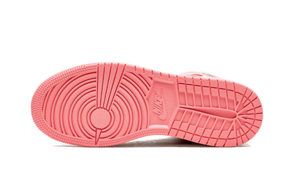 100% Oryginalne Air Jordan 1 Mid Coral Chalk Pink - widok z tyłu - 825.00 PLN