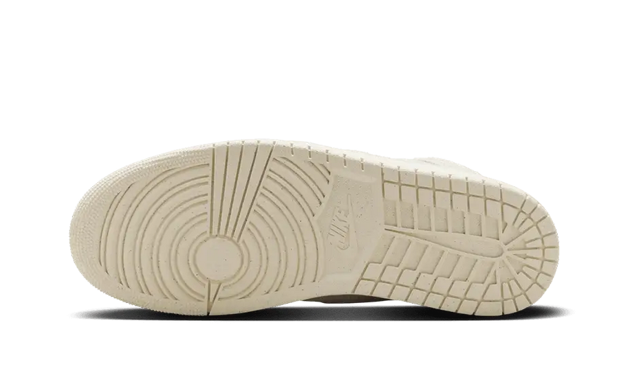 Buty Air Jordan Air Jordan 1 Mid Craft Suede Ivory - widok z przodu - Rozmiary EU