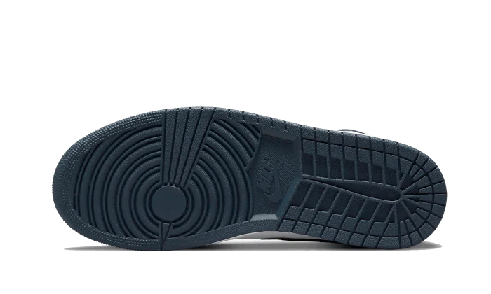 Buty Air Jordan Air Jordan 1 Mid Dark Teal - widok z przodu - Rozmiary EU