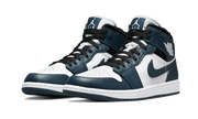 Kup oryginalne Air Jordan 1 Mid Dark Teal 554724-411 - widok z drugiego boku - Sneakersy